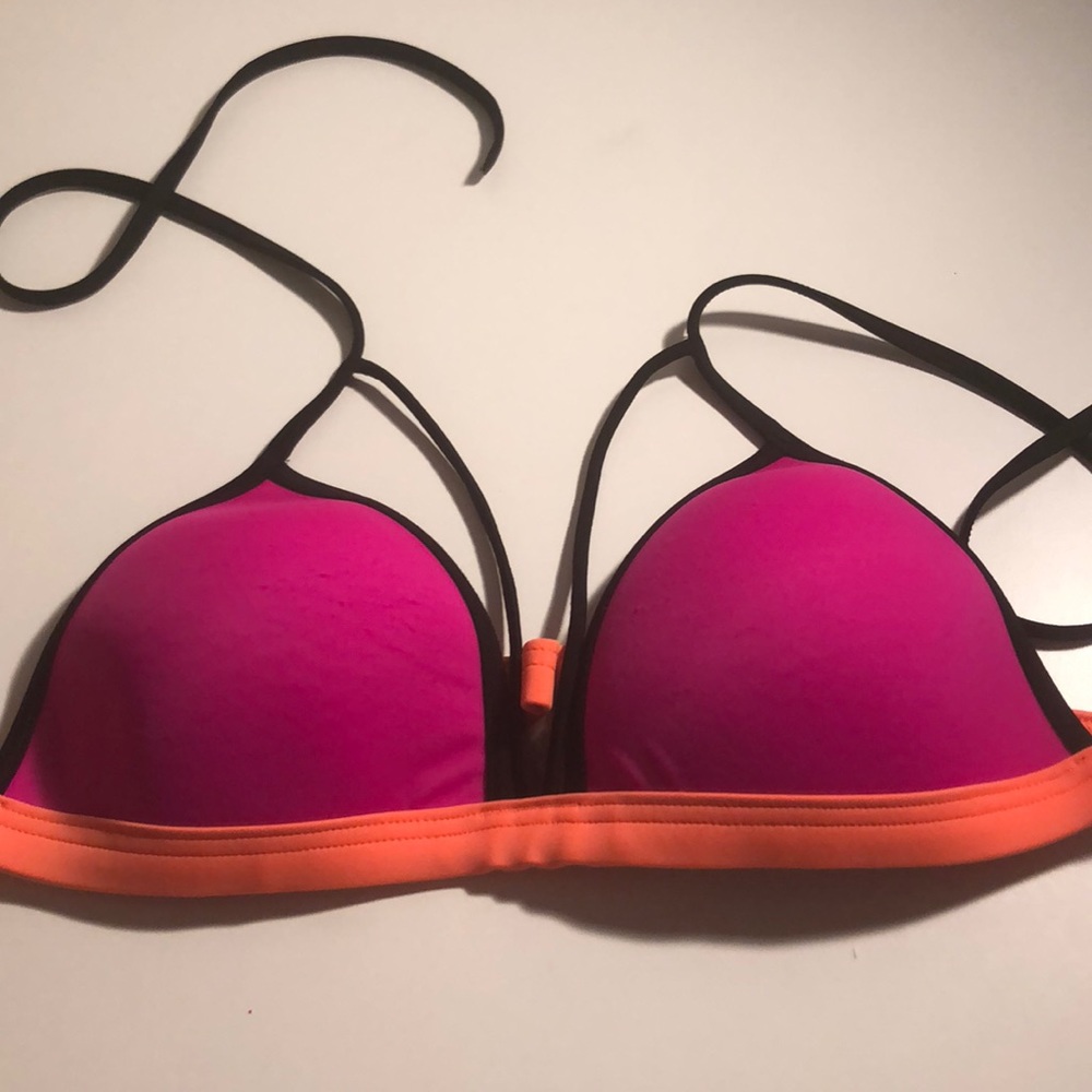 VS PINK pink-orange bikini top